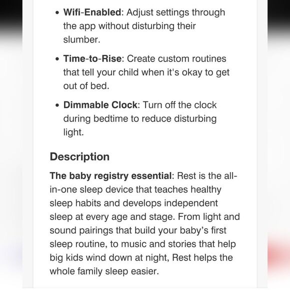 Hatch Rest 2nd Gen All-in-One Smart Sleep Machine, Nightlight, & Sound Machine - Picture 11 of 16